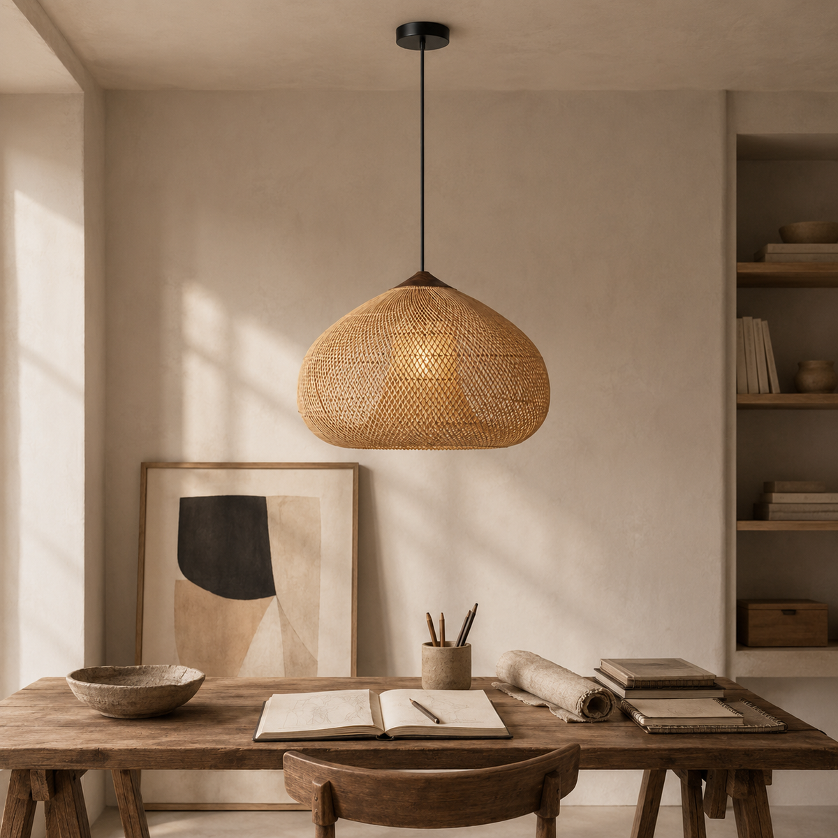 Wabi Rattan Pendant Light