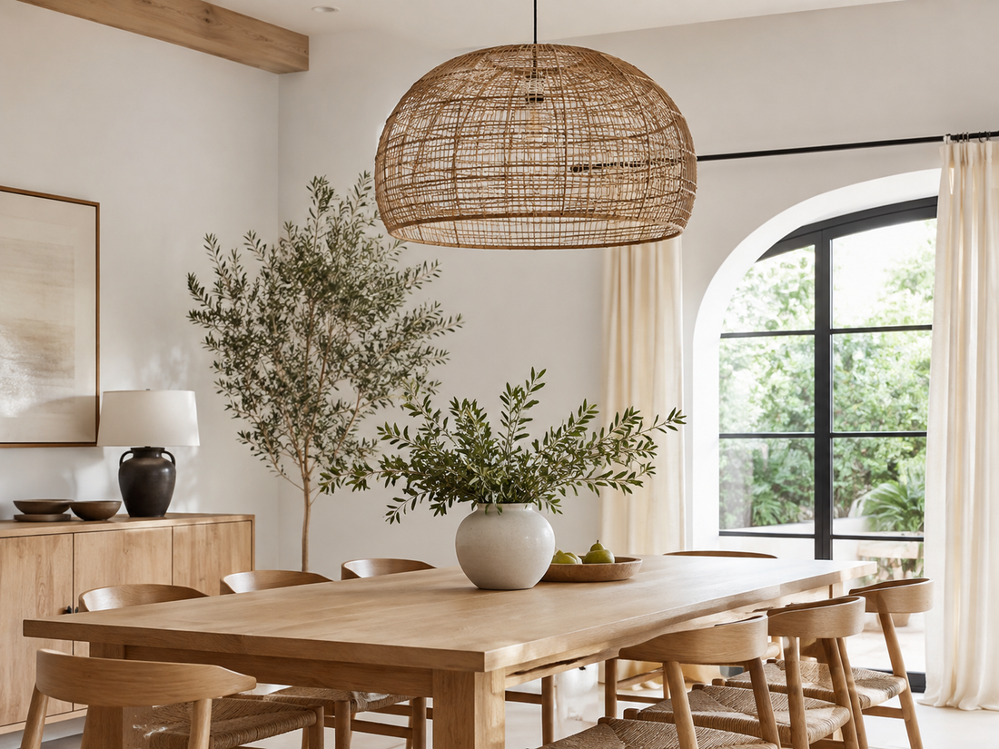 Bamboo vs Rattan Lighting: Material, Weave & Room Fit