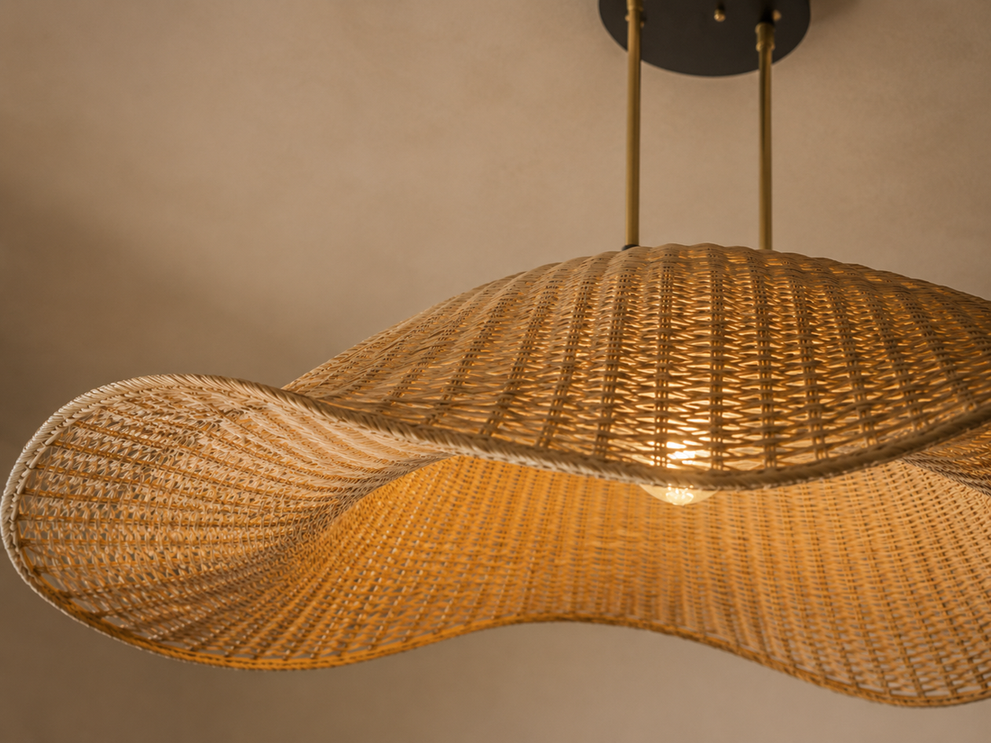 How to Choose a Rattan Ceiling Light: Size, Weave, Height & Room Guide