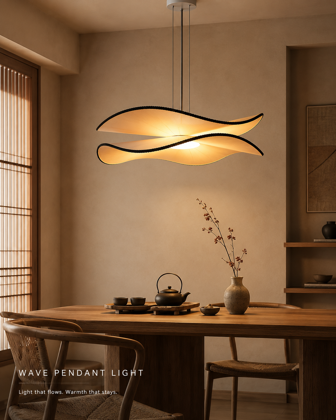 Lumina Wings Pendant Light handcrafted lighting design by SolenaLighting