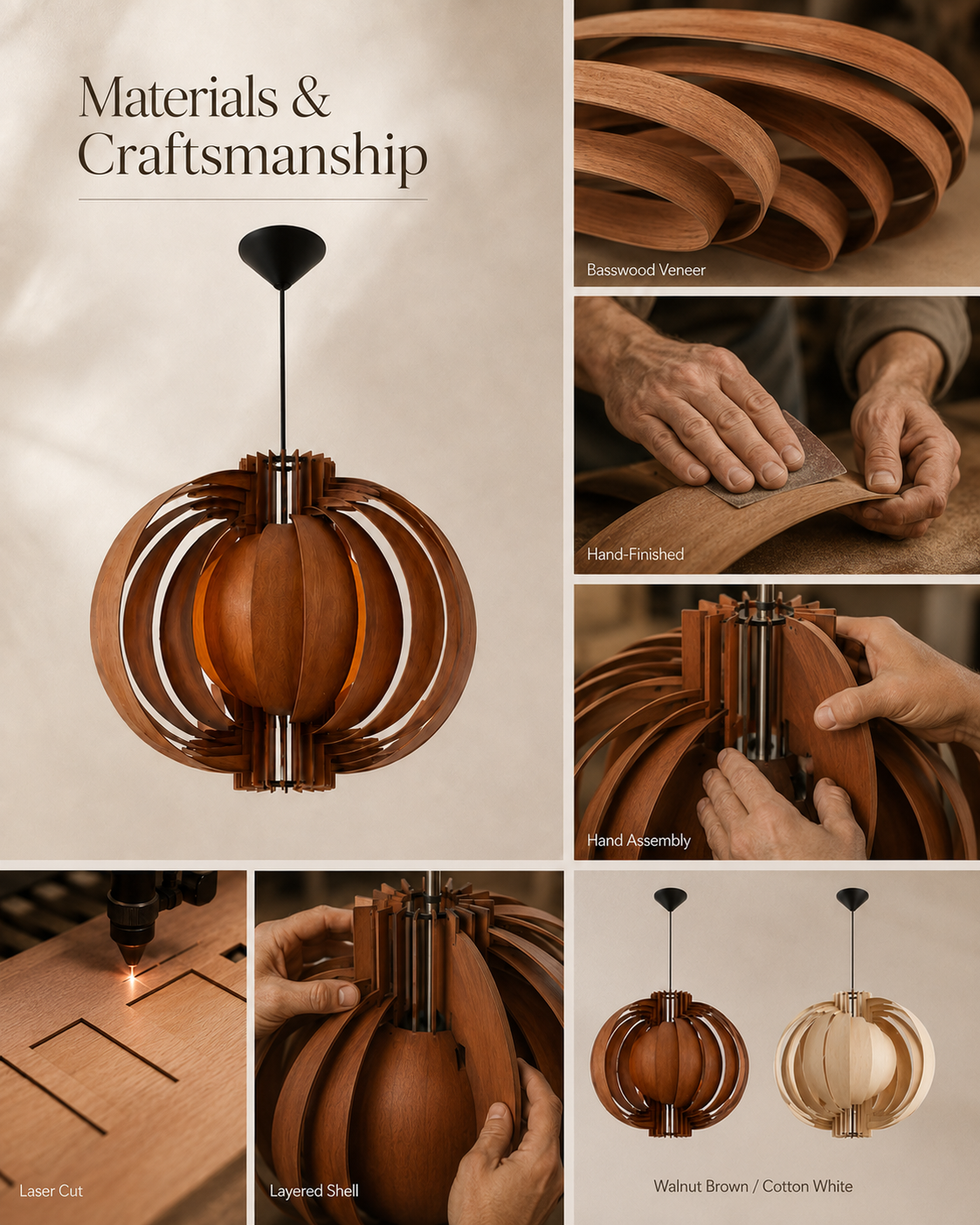 Precision-Cut Basswood Veneer