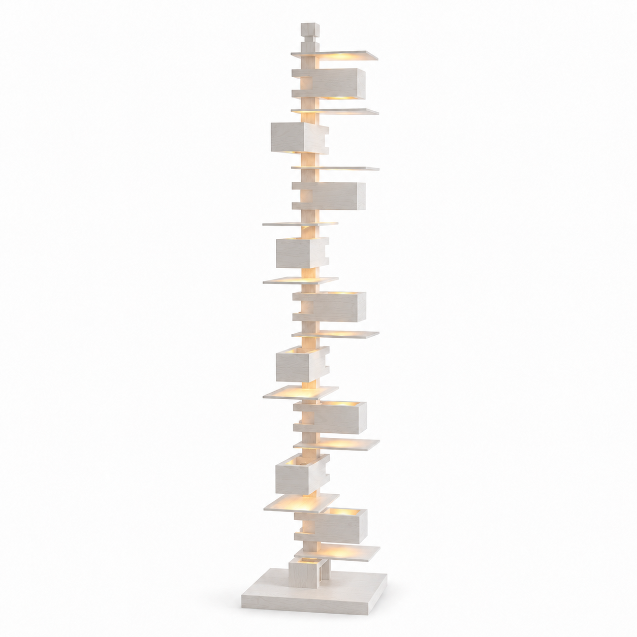 Tallis Stacked Tower Floor Lamp