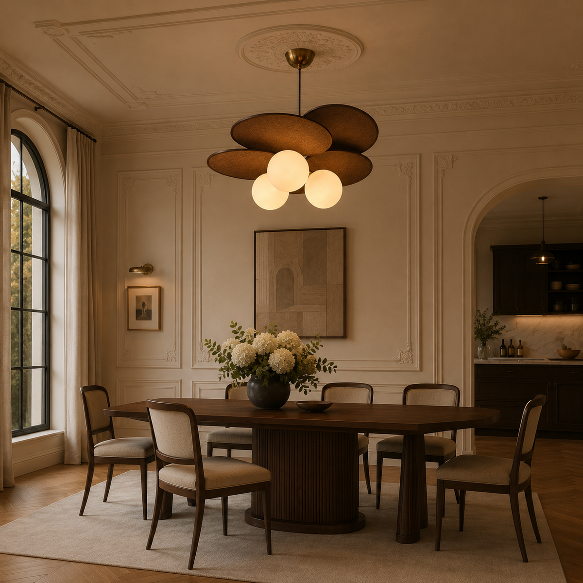 Petal Globe Pendant Light