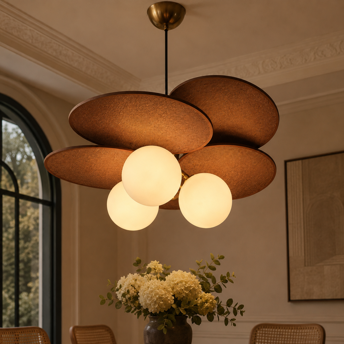 Petal Globe Pendant Light