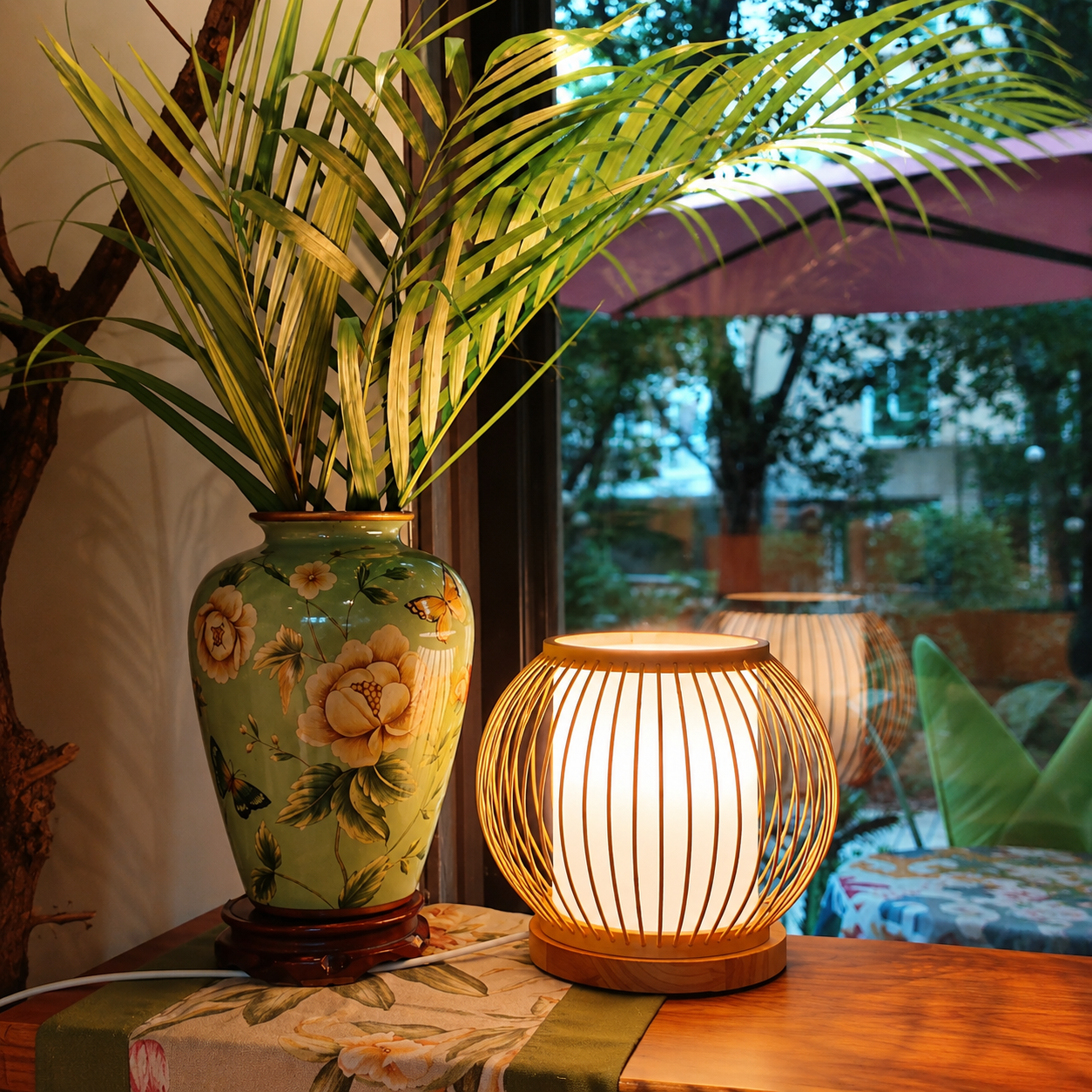Lunar Cage Rechargeable Table Lamp