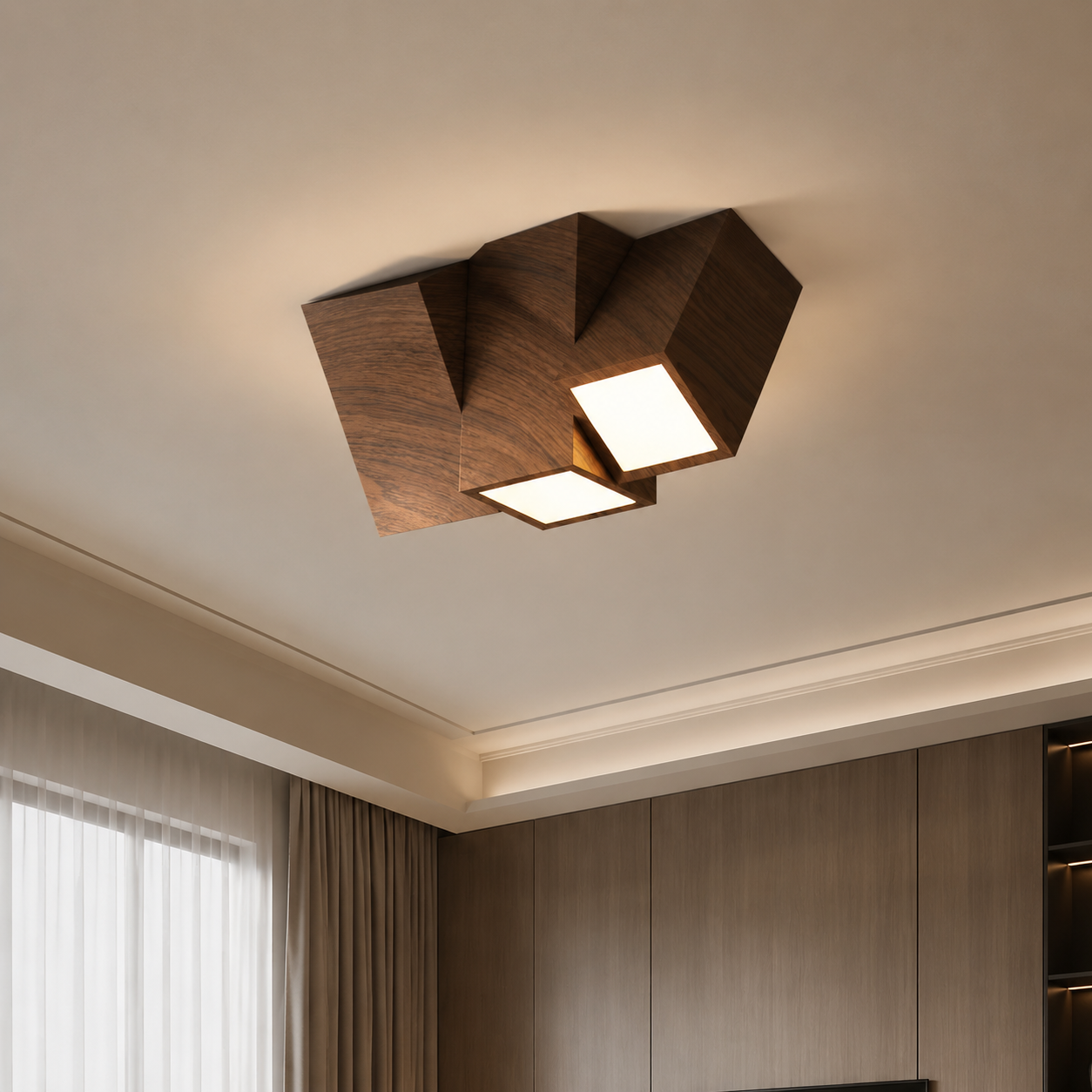 A Folded Geometric Silhouette