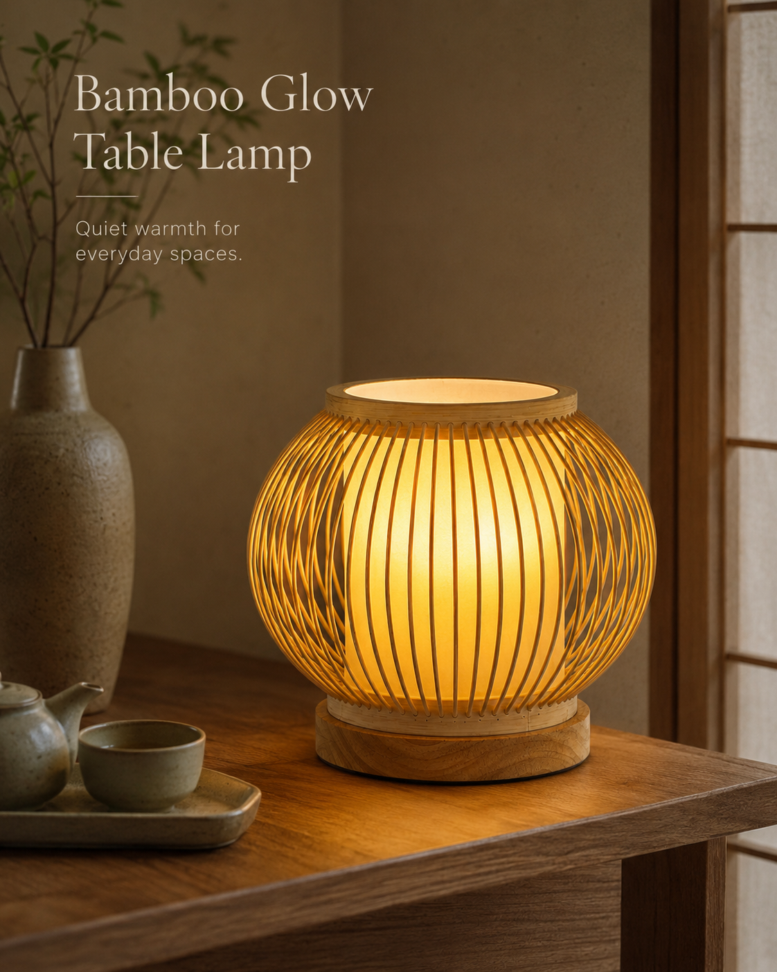 Lunar Cage Rechargeable Table Lamp handcrafted lighting design by SolenaLighting