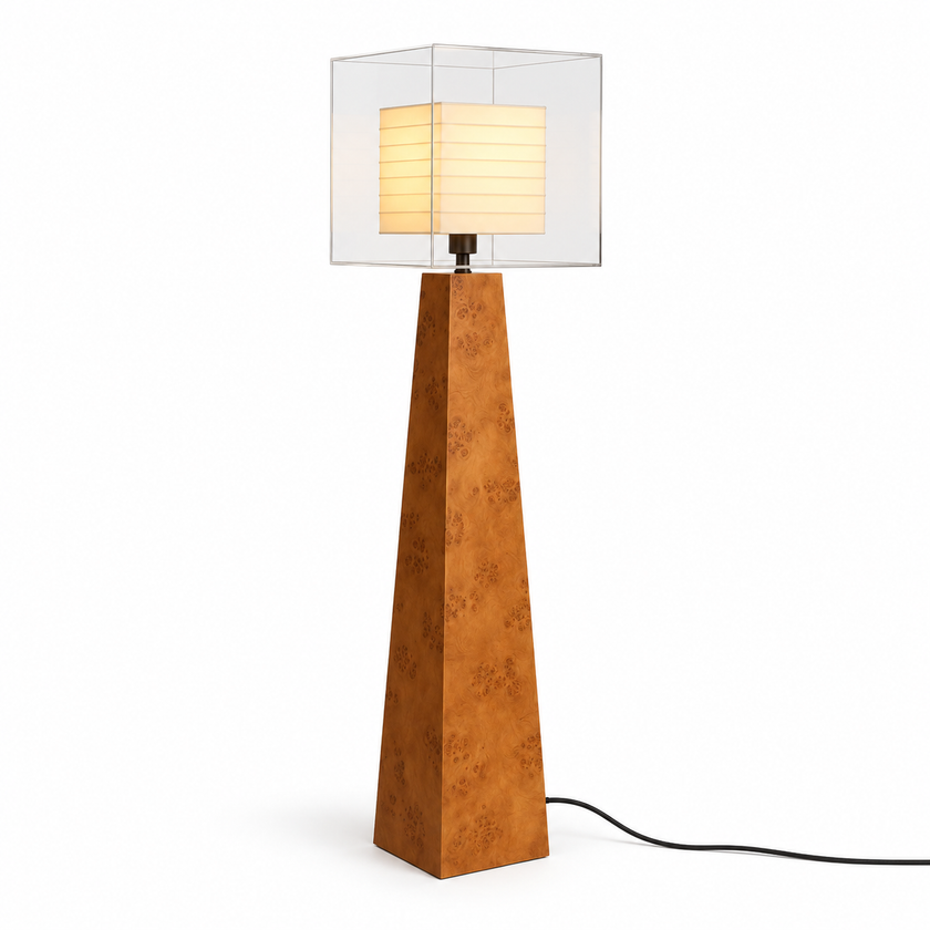 Light Cube Japanese Floor Lamp