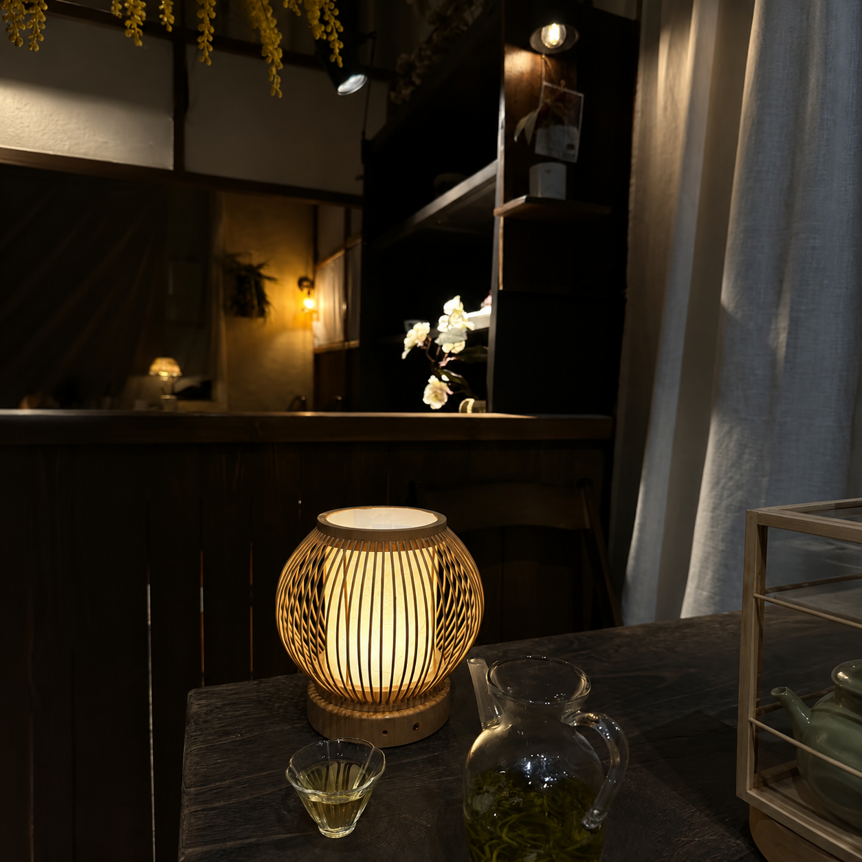 Lunar Cage Rechargeable Table Lamp