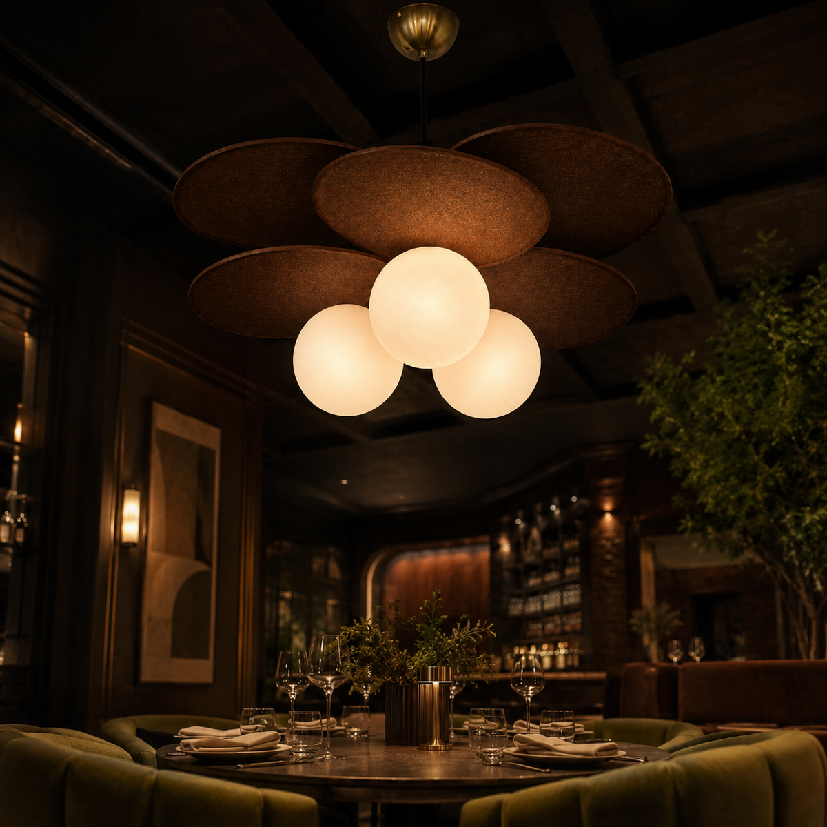 Petal Globe Pendant Light