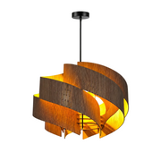 Spiral Wood Chandelier Glowryte