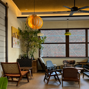 Orb Wood Pendant Light Glowryte