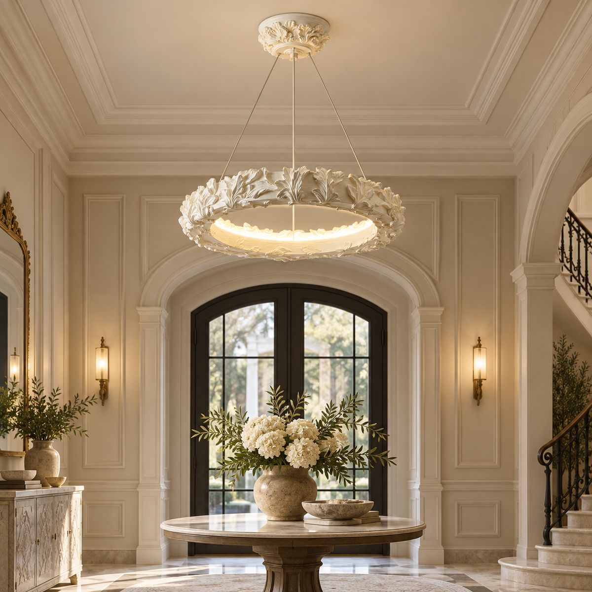 Crafted details of 