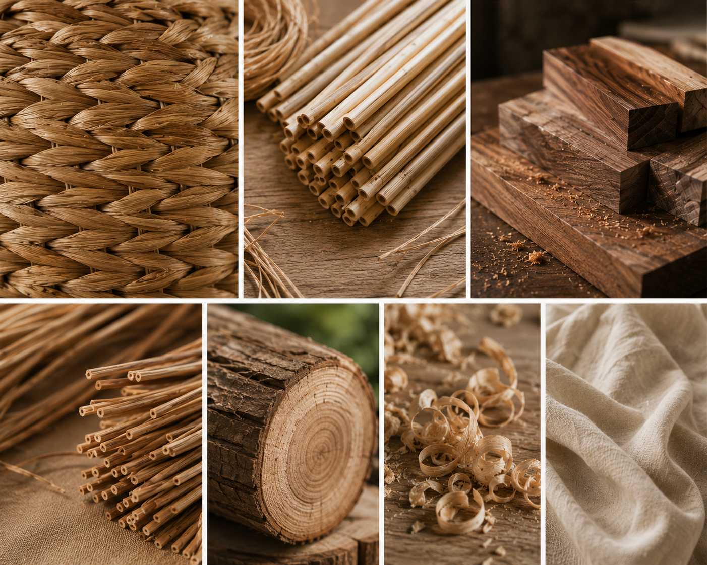Natural materials and handcrafted details of Rattan Dome Walnut Table Lamp