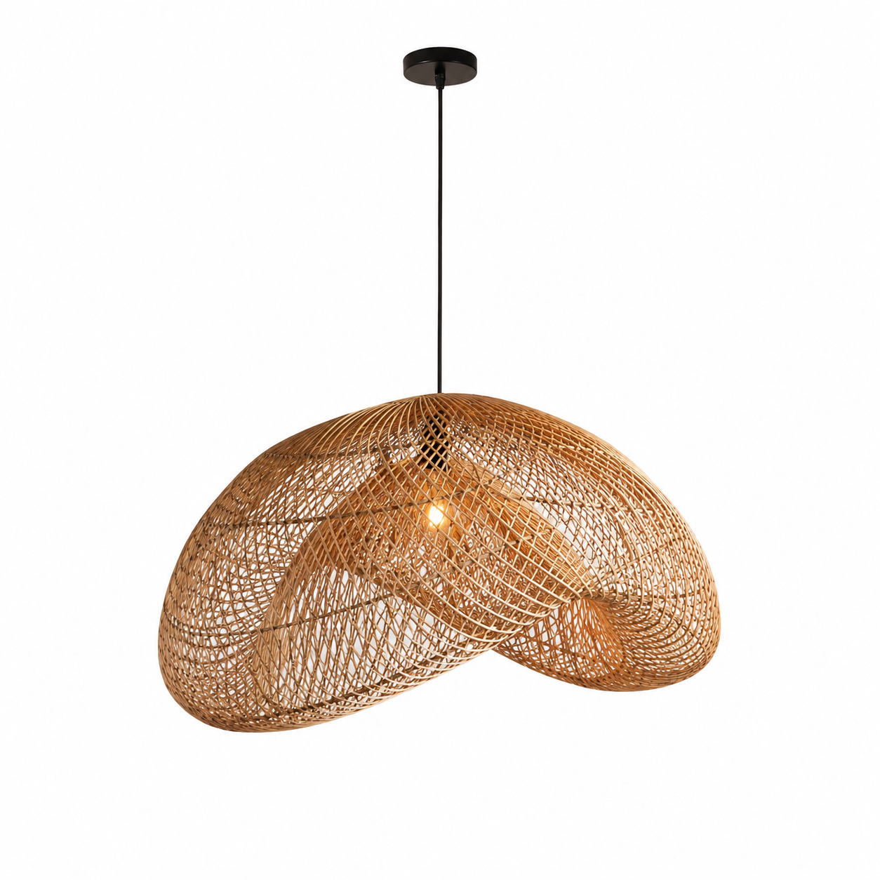 Wabi Rattan Dome Pendant Light
