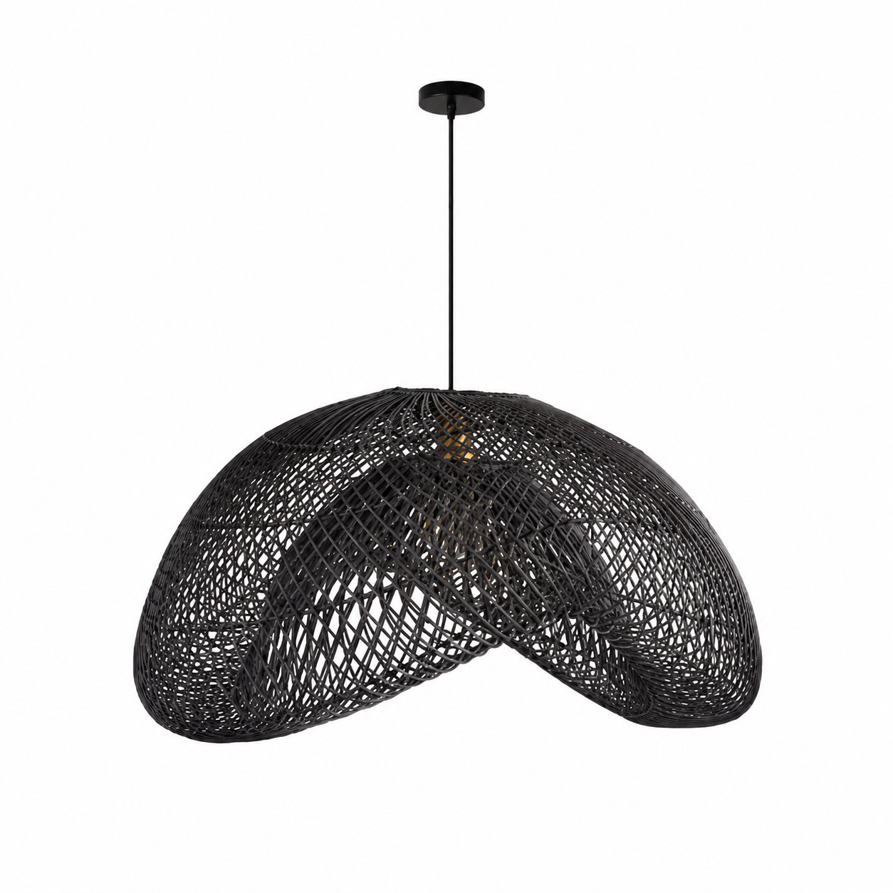 Wabi Rattan Dome Pendant Light