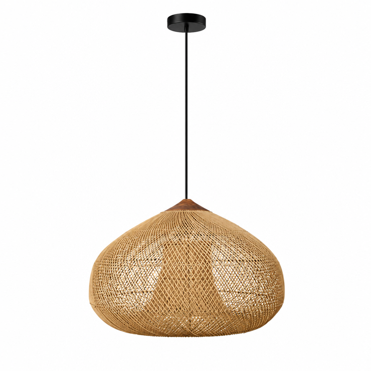 Wabi Rattan Pendant Light Glowryte