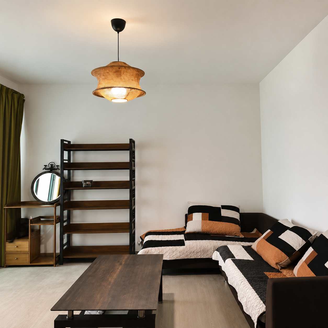 Cocoa Weave Pendant Light