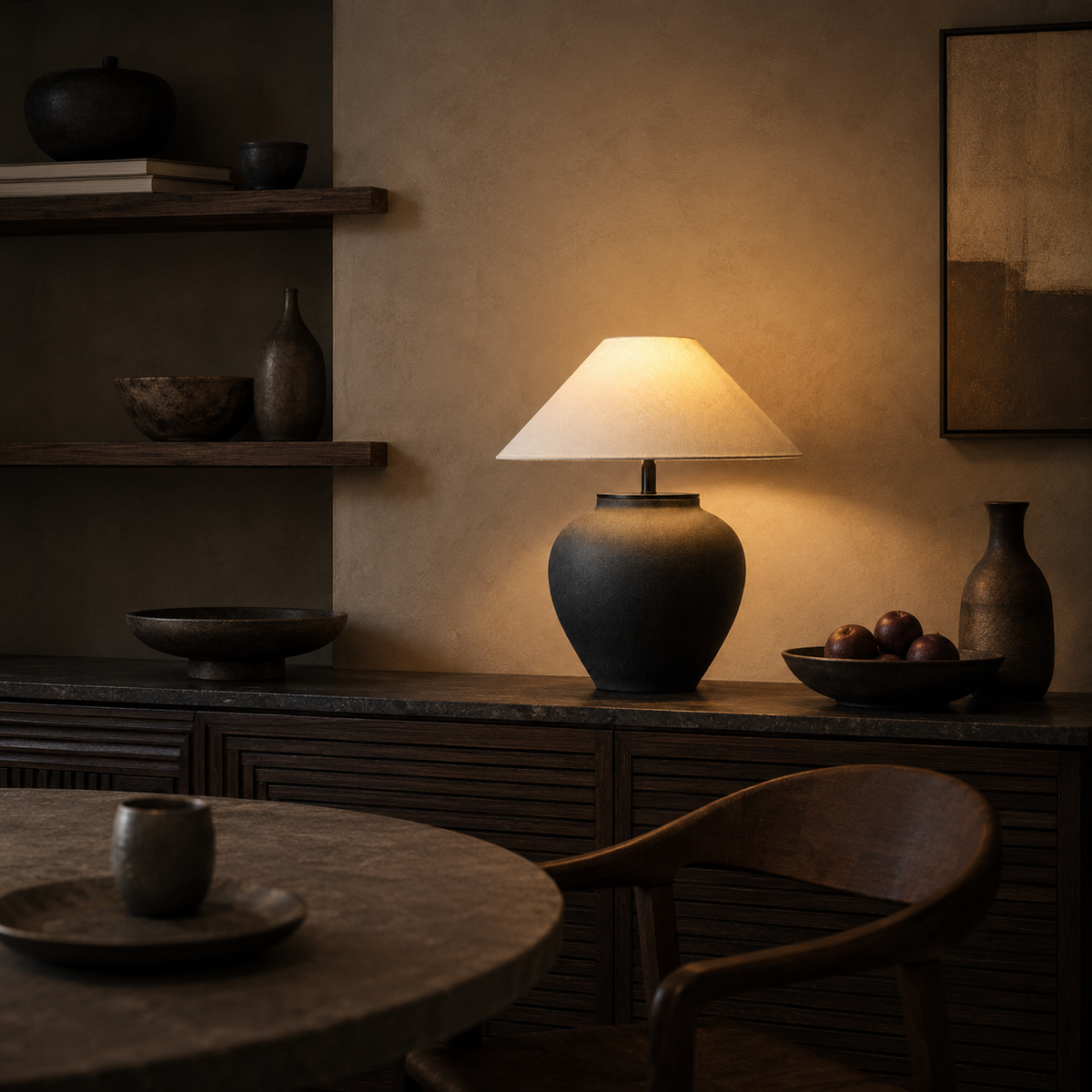 Maison Ceramic Table Lamp