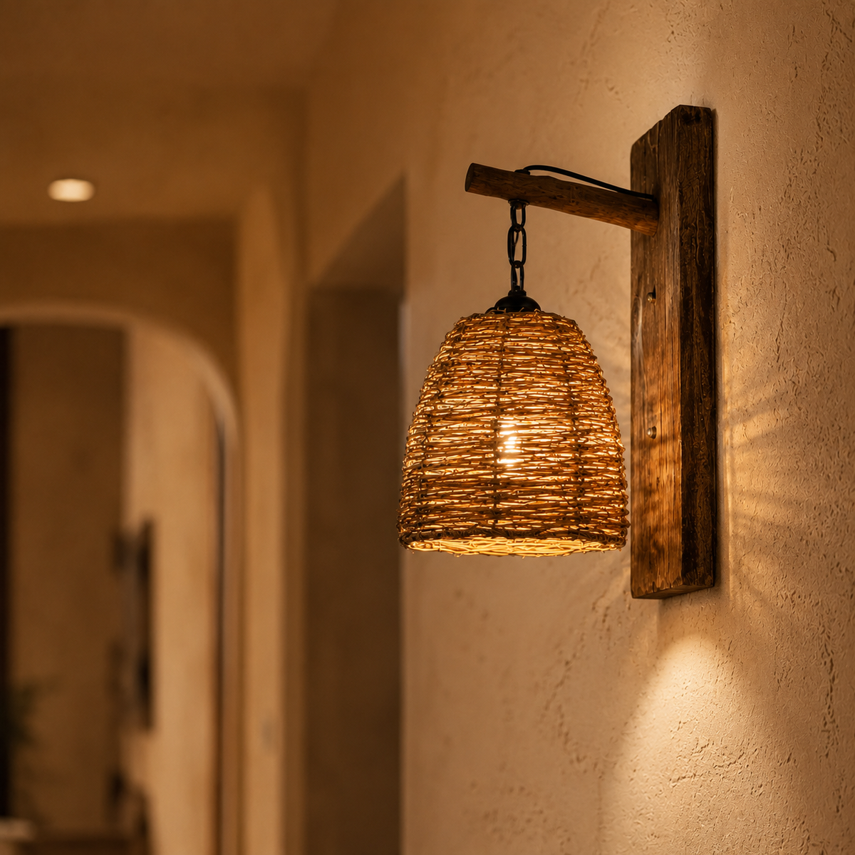 Joinery and hardware detail of Woodland Lantern