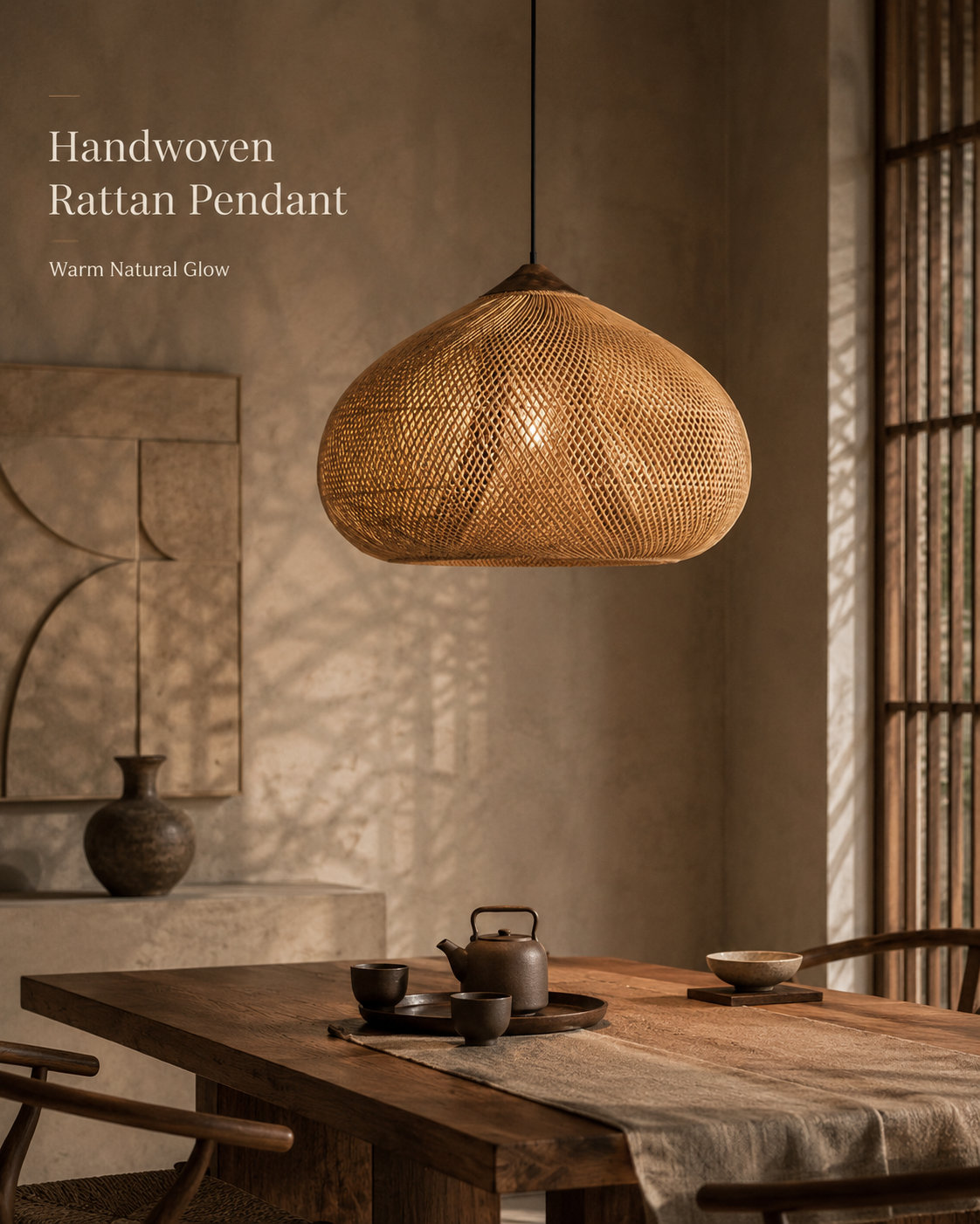 A Sculptural Weave of Natural Light