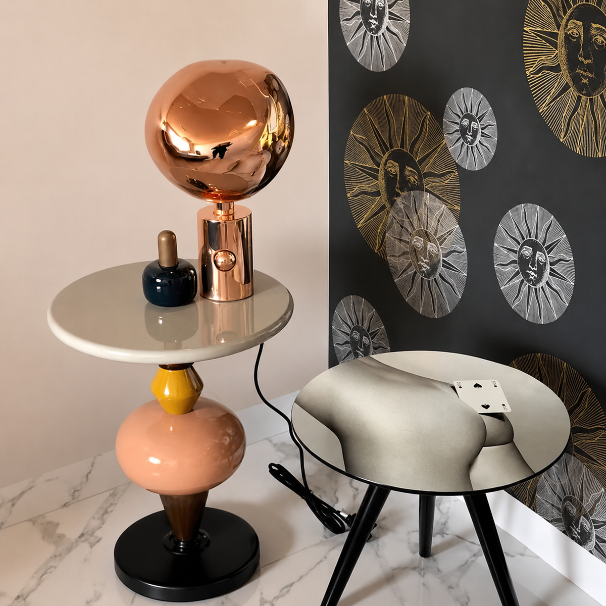Crafted details of 