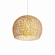 Rattan Orb Pendant Light