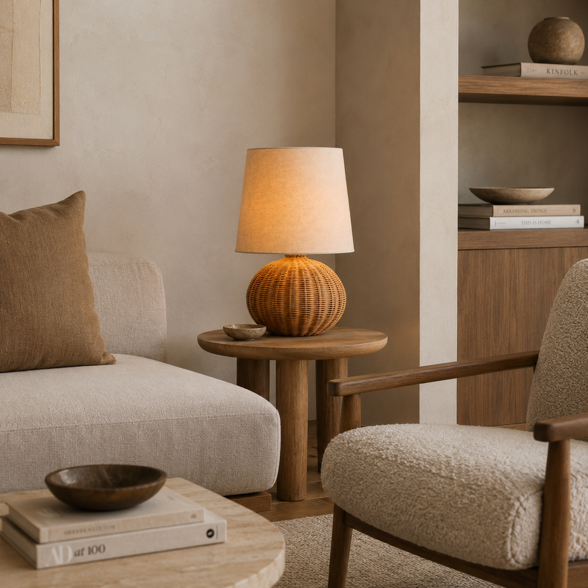 Wabi Rattan Woven Table Lamp