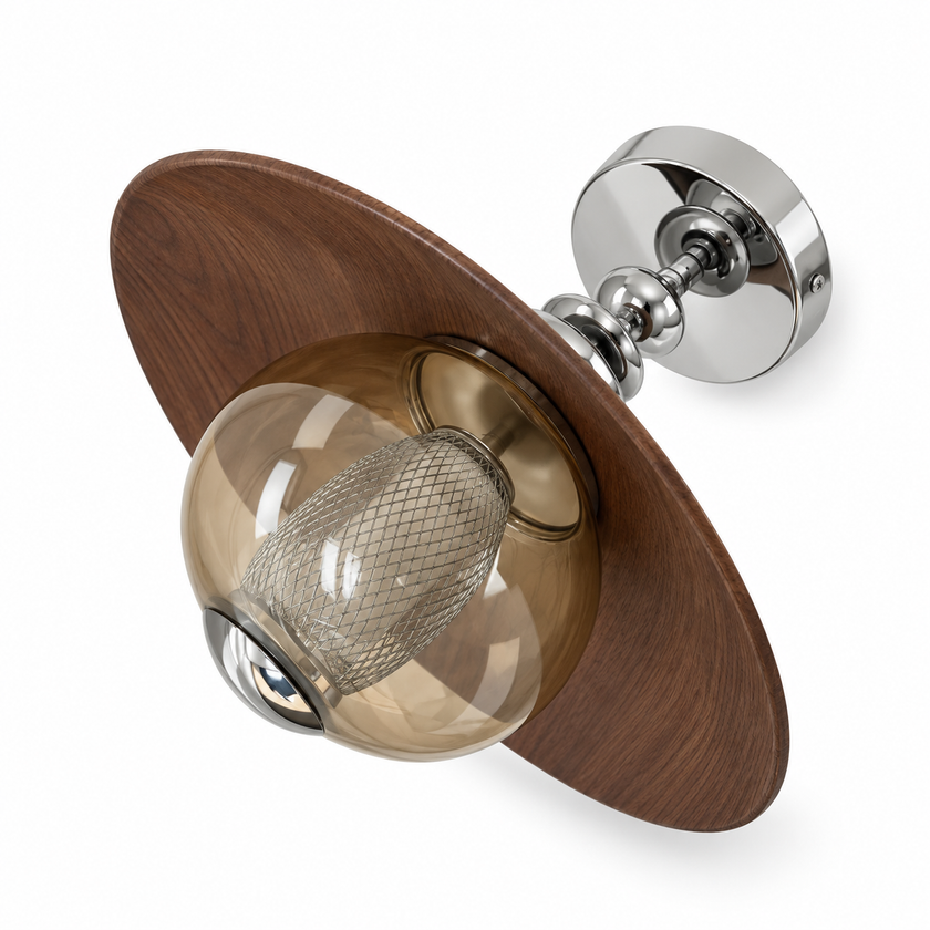 Mid-Century Full Spectrum Glass Ceiling Light
