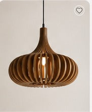 WAVE WOOD PENDANT