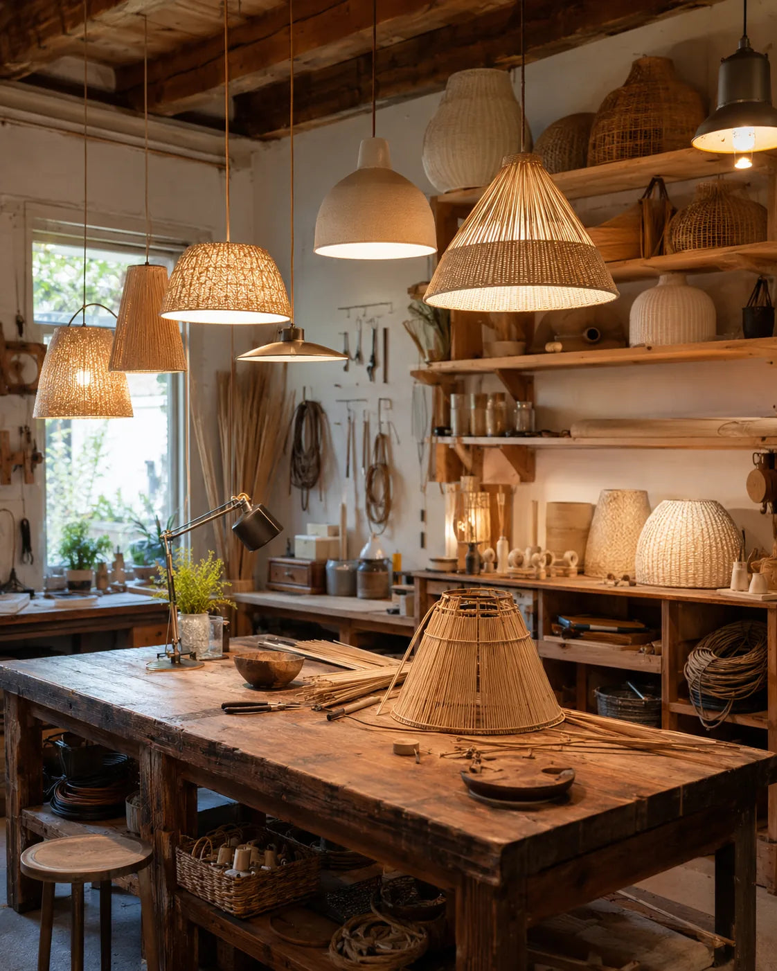 solenalighting artisan rattan lighting studio